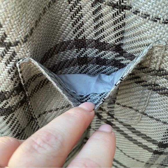J. Crew Womens Gray Plaid Tweed Mini Skirt I Size: 6 - Picture 5 of 10